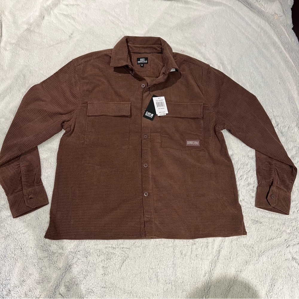 DRL ESSENTIALS, DRILL CLOTHING, MEN'S M SHIRT, WAFFLE PATTERN, NWT